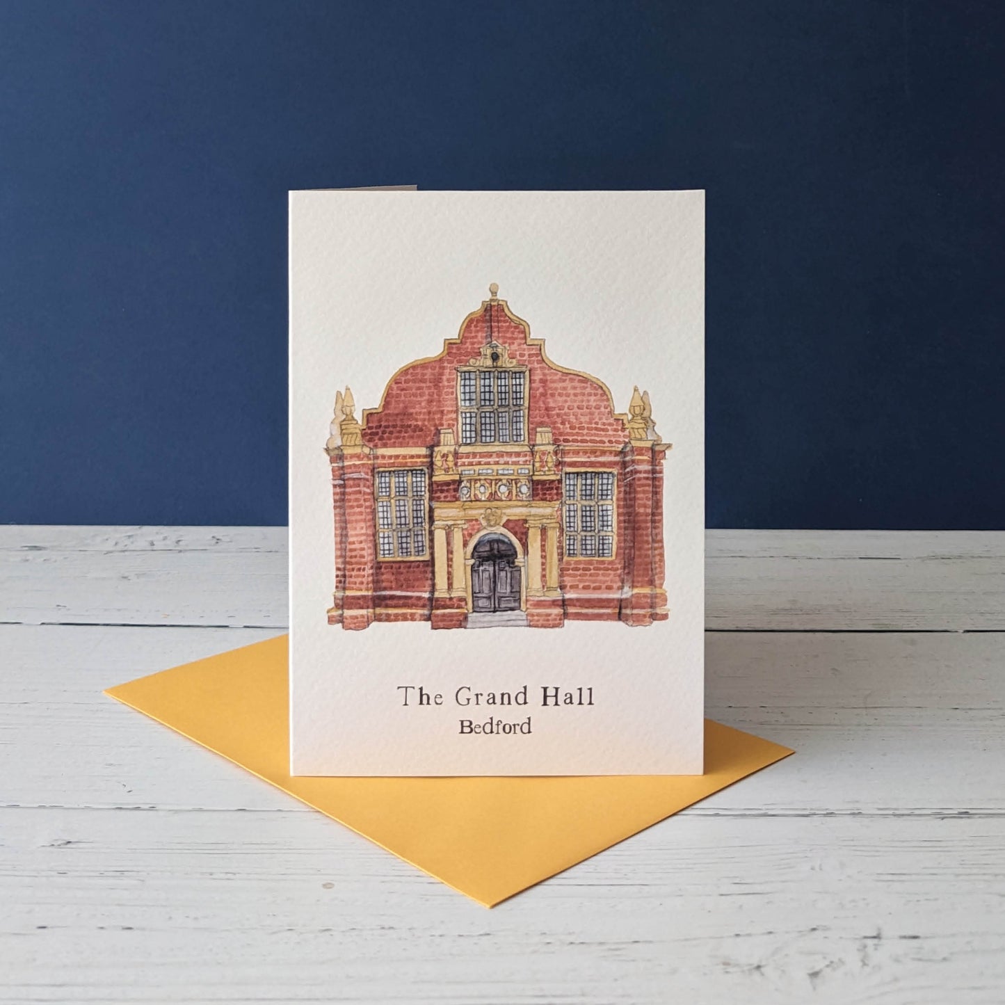 Watercolour Art Print - A Local Collection - The Grand Hall, Bedford