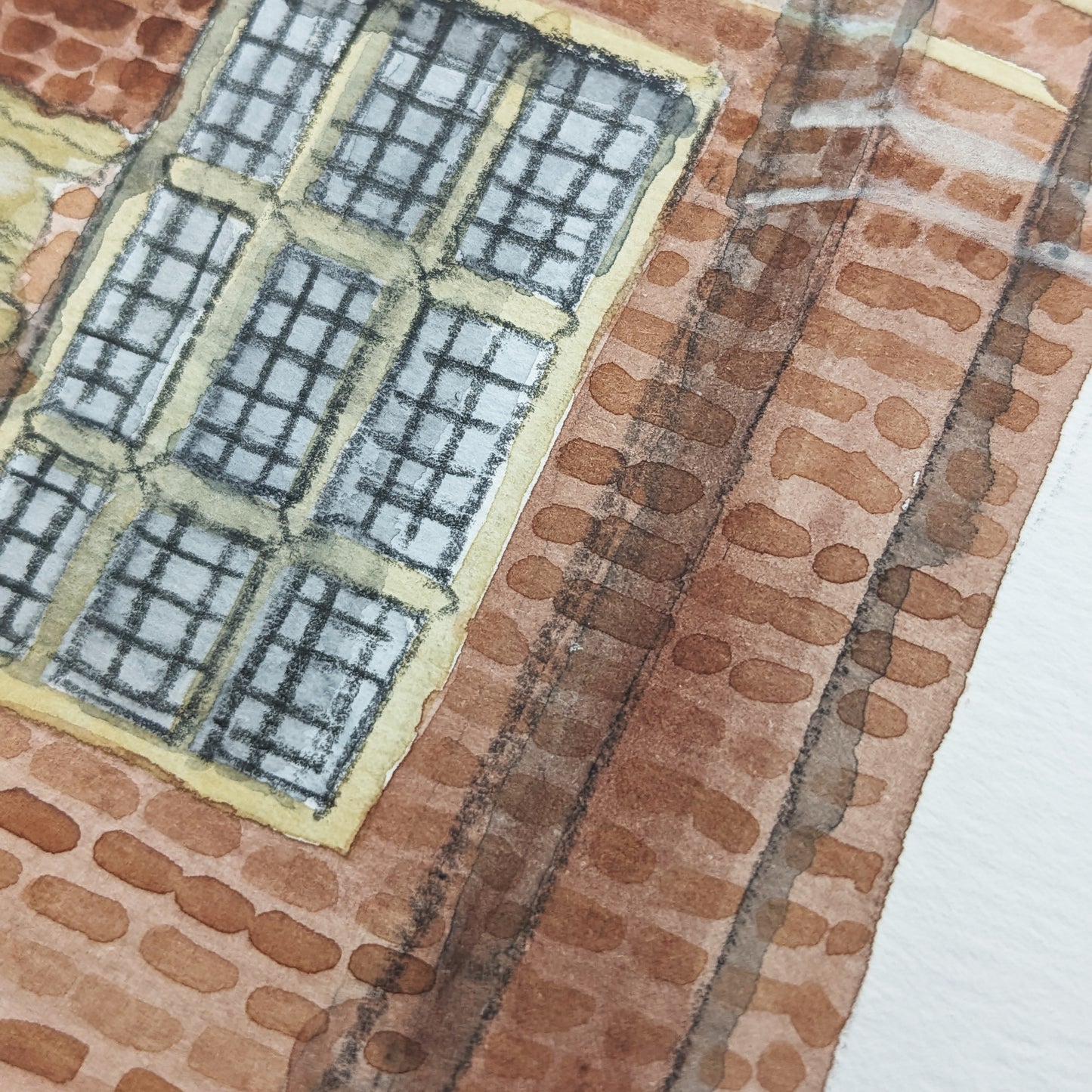 Watercolour Art Print - A Local Collection - The Grand Hall, Bedford