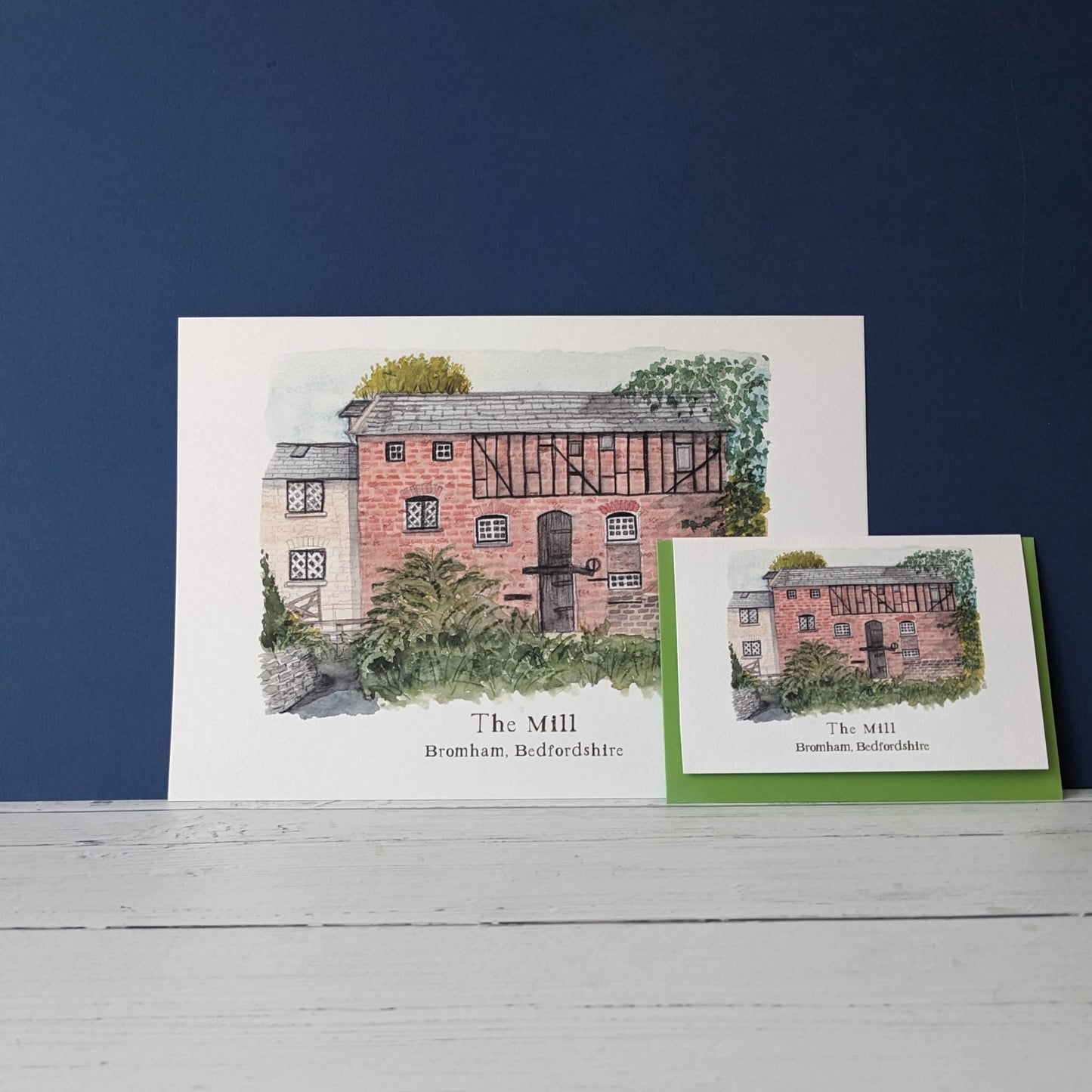 Greetings card - A Local Collection - The Mill, Bromham