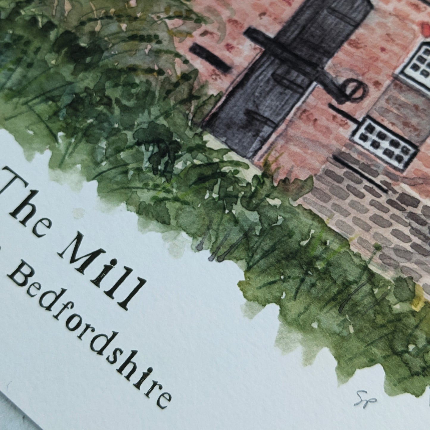 Greetings card - A Local Collection - The Mill, Bromham