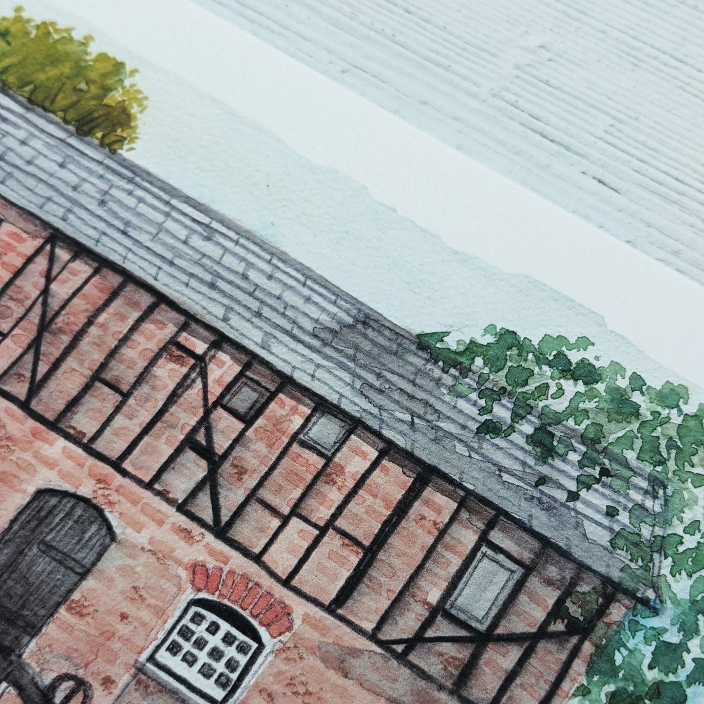 Greetings card - A Local Collection - The Mill, Bromham