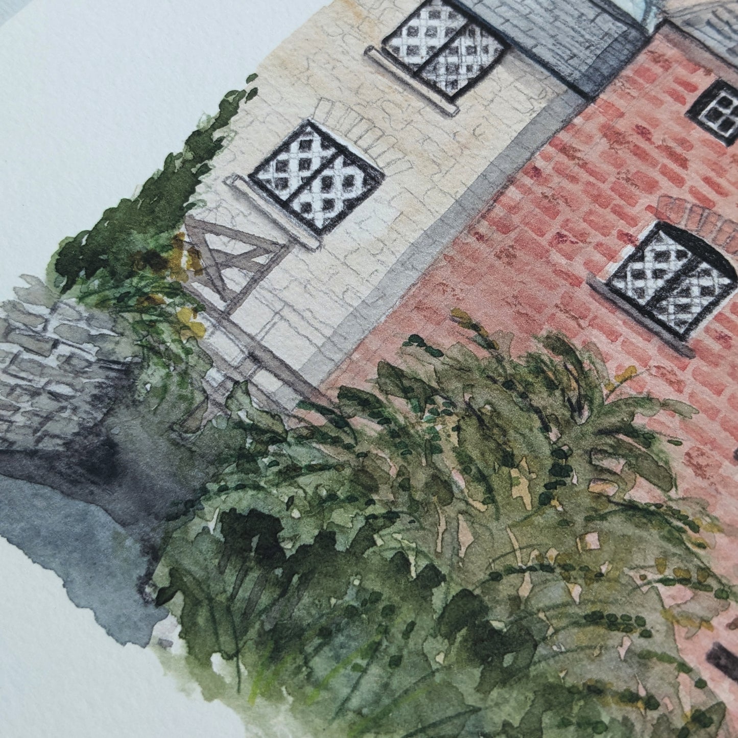 Greetings card - A Local Collection - The Mill, Bromham