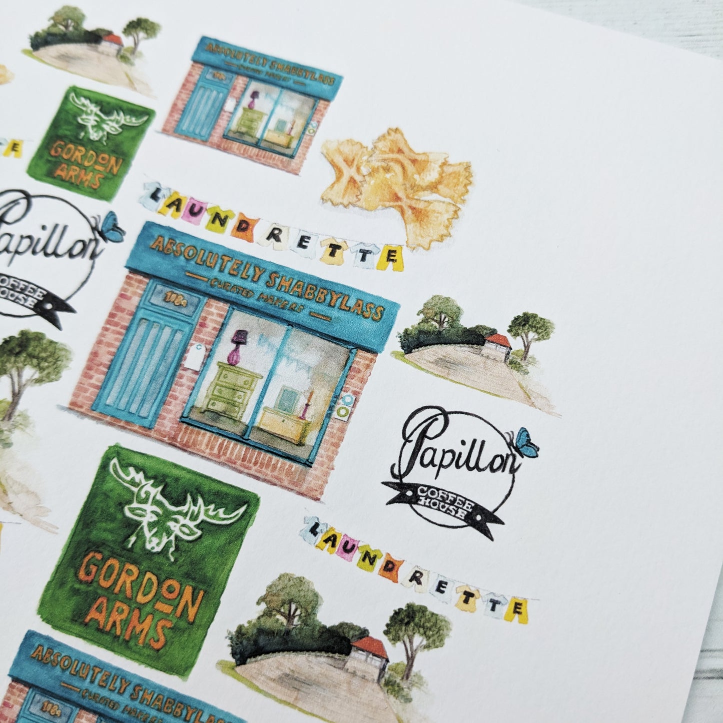 Greetings card - A Local Collection - Castle Road, Bedford