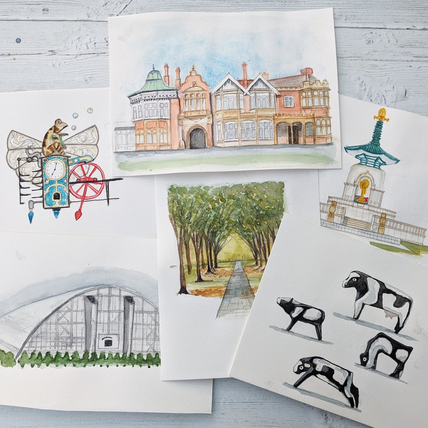 Greetings card - A Local Collection - Milton Keynes