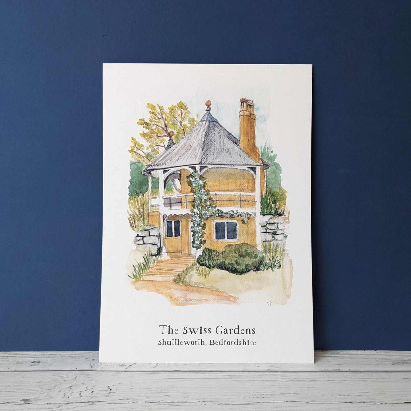 Watercolour Art Print - A Local Collection - The Swiss Gardens, Shuttleworth