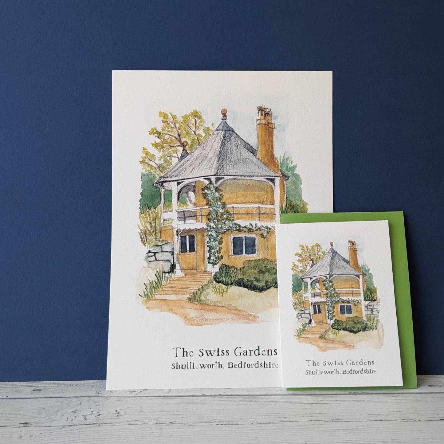 Watercolour Art Print - A Local Collection - The Swiss Gardens, Shuttleworth