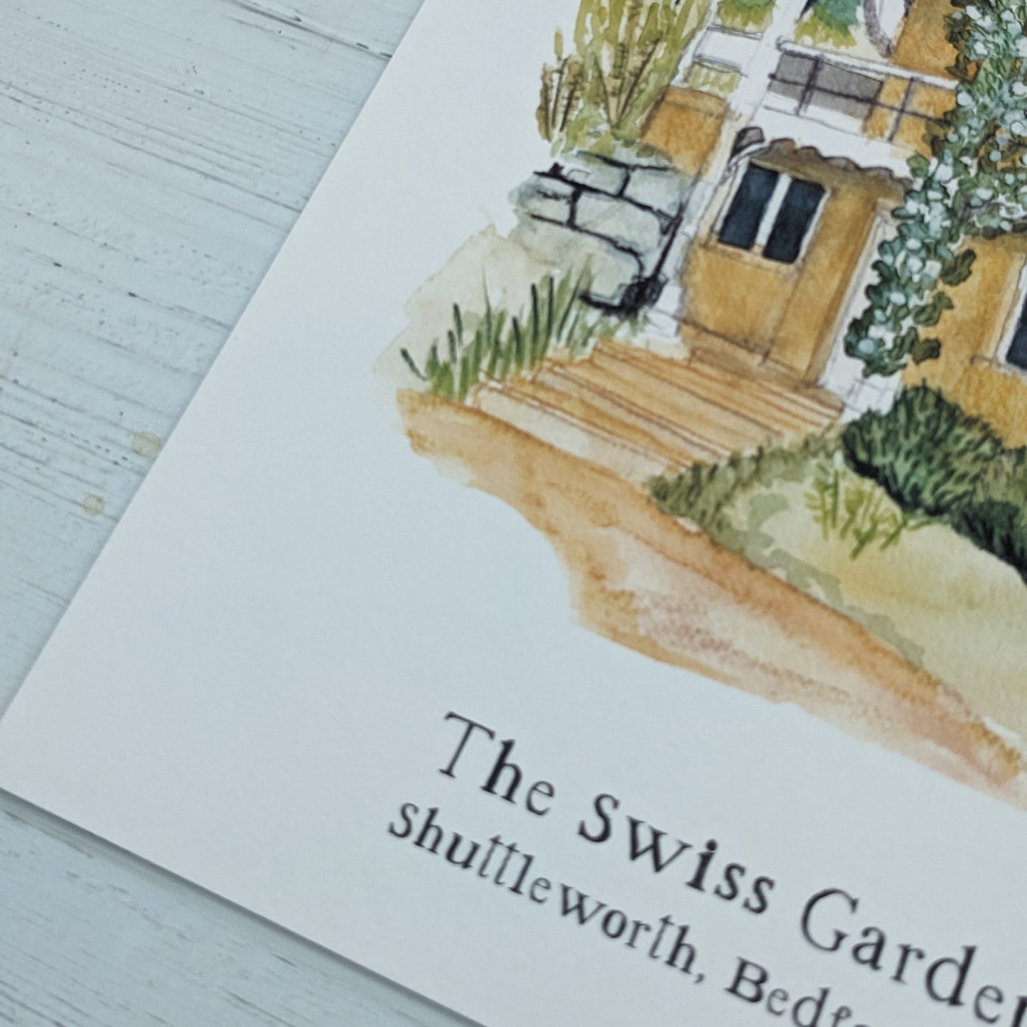 Watercolour Art Print - A Local Collection - The Swiss Gardens, Shuttleworth