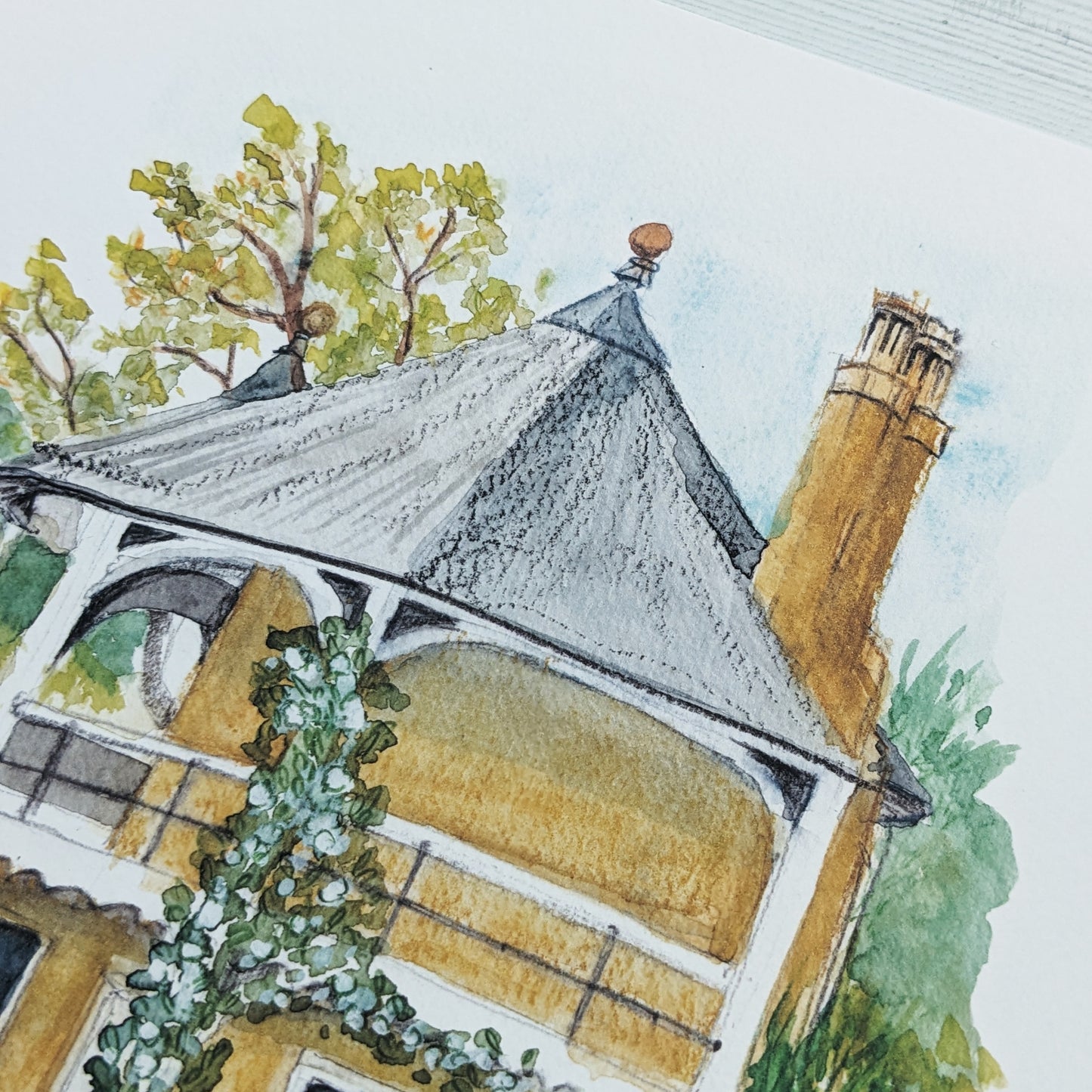 Watercolour Art Print - A Local Collection - The Swiss Gardens, Shuttleworth