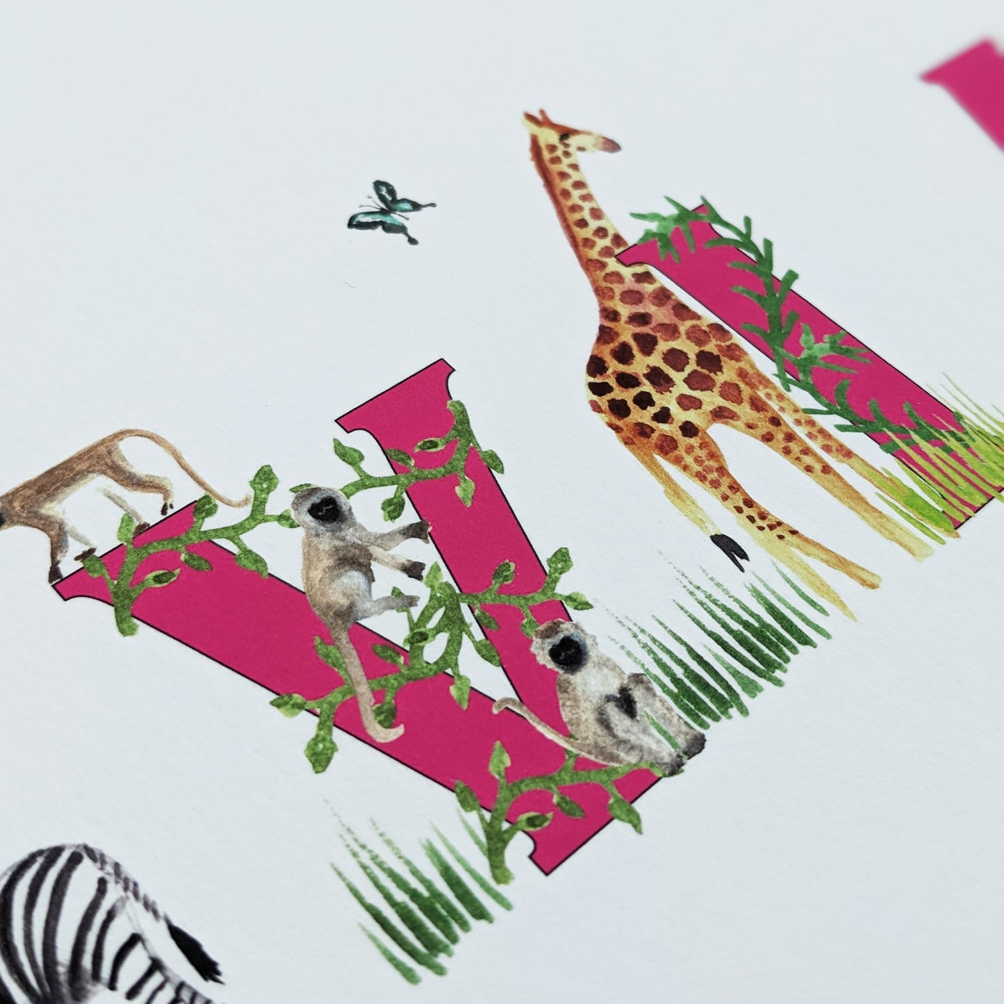 Illustrated name - African Safari