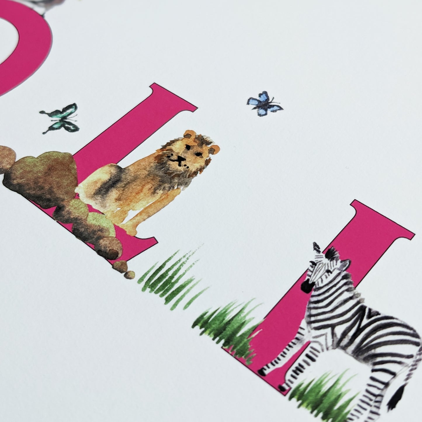 Illustrated name - African Safari