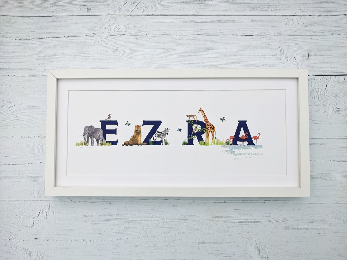 Greetings card - African Safari - Happy Birthday