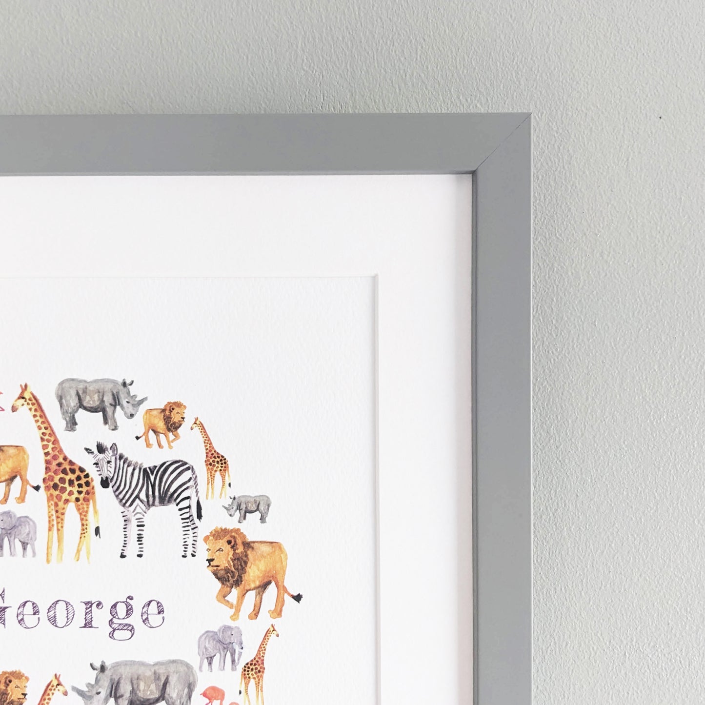 Frame - Coloured - 30x30cm - Grey