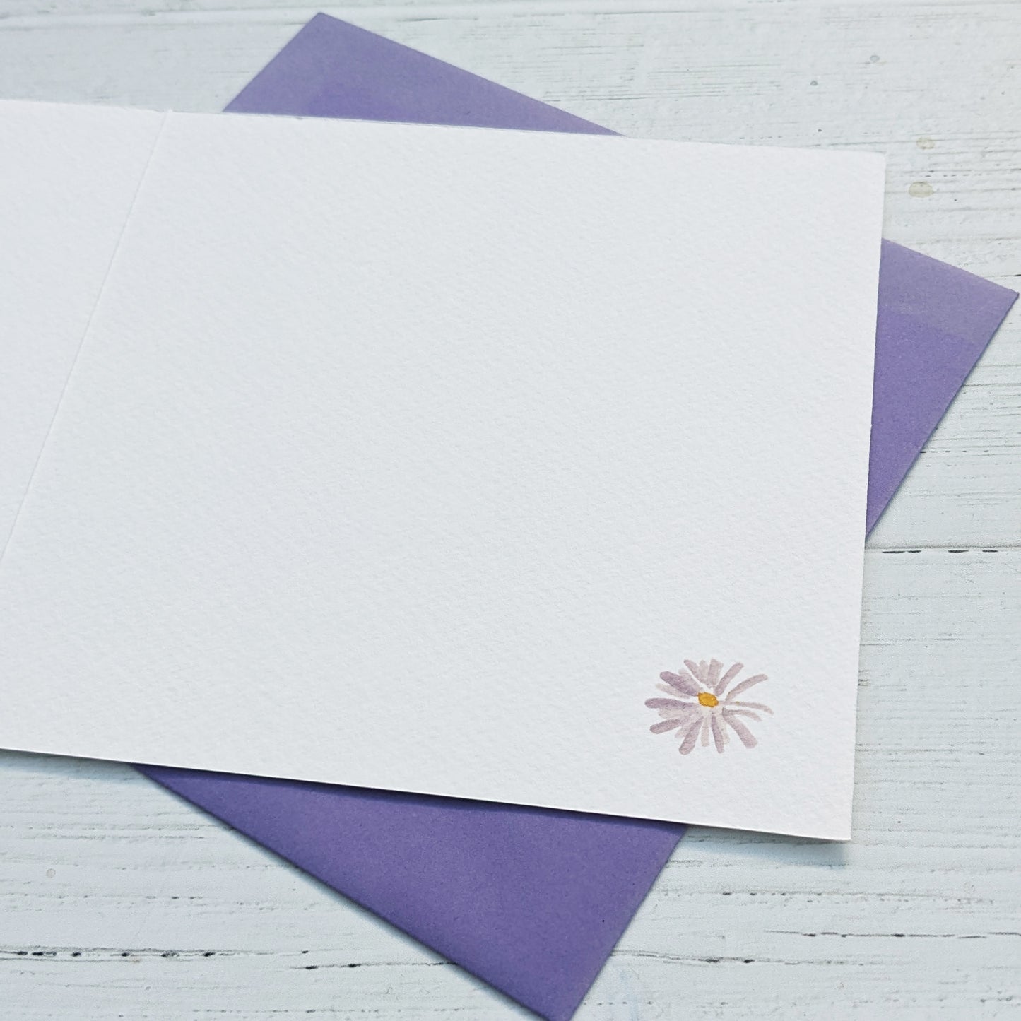 Personalised Greetings Card - Daisy - April birth flower
