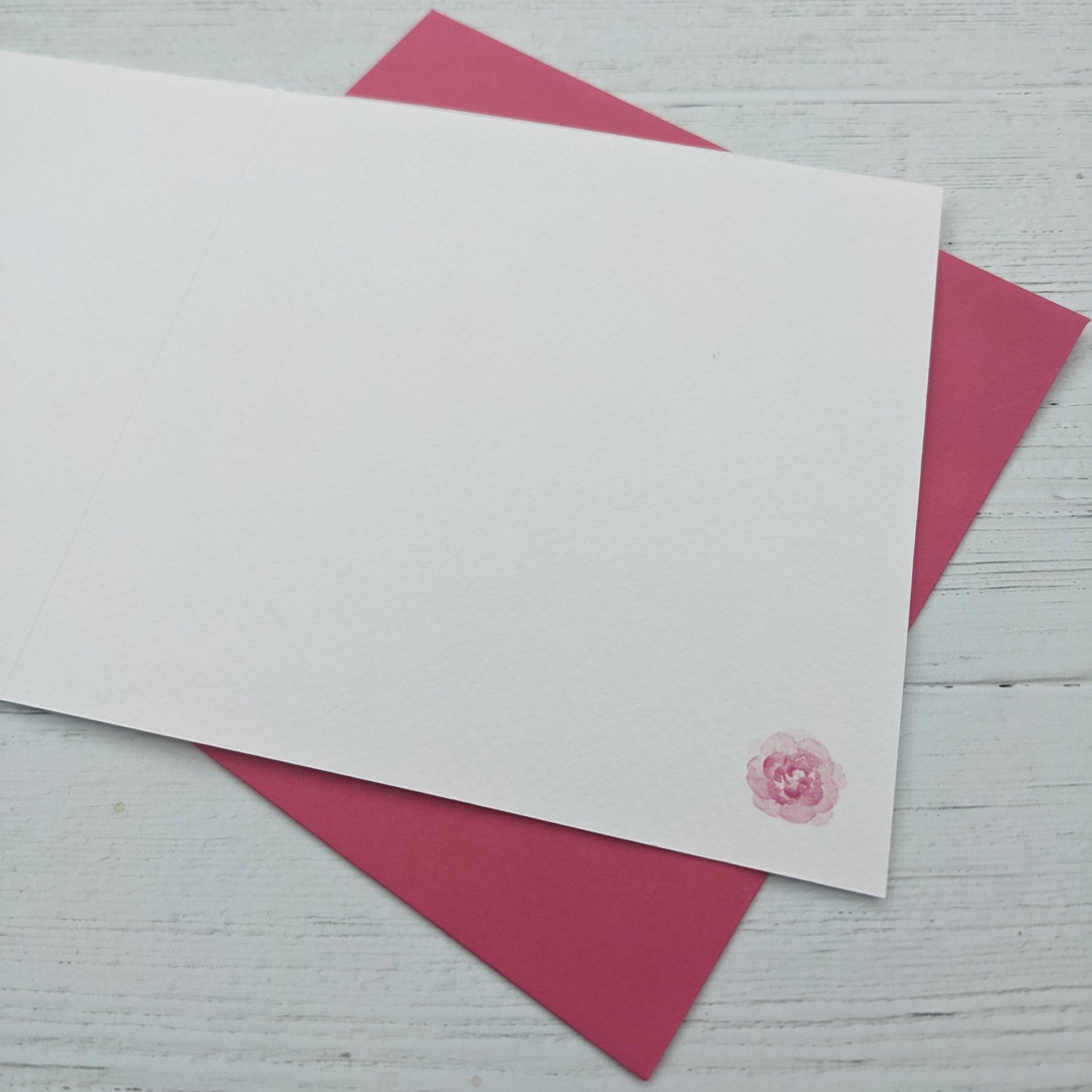 Personalised Greetings Card - Carnation - January birth flower