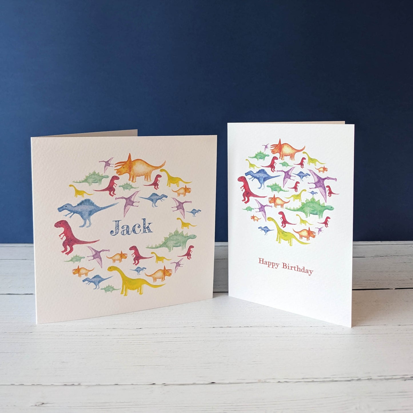 Personalised Greetings Card - Dazzling Dinosaurs