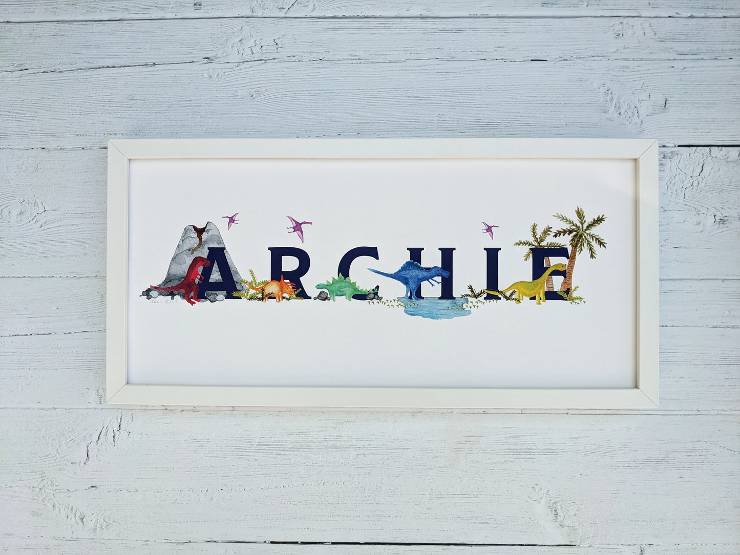 Personalised Greetings Card - Dazzling Dinosaurs