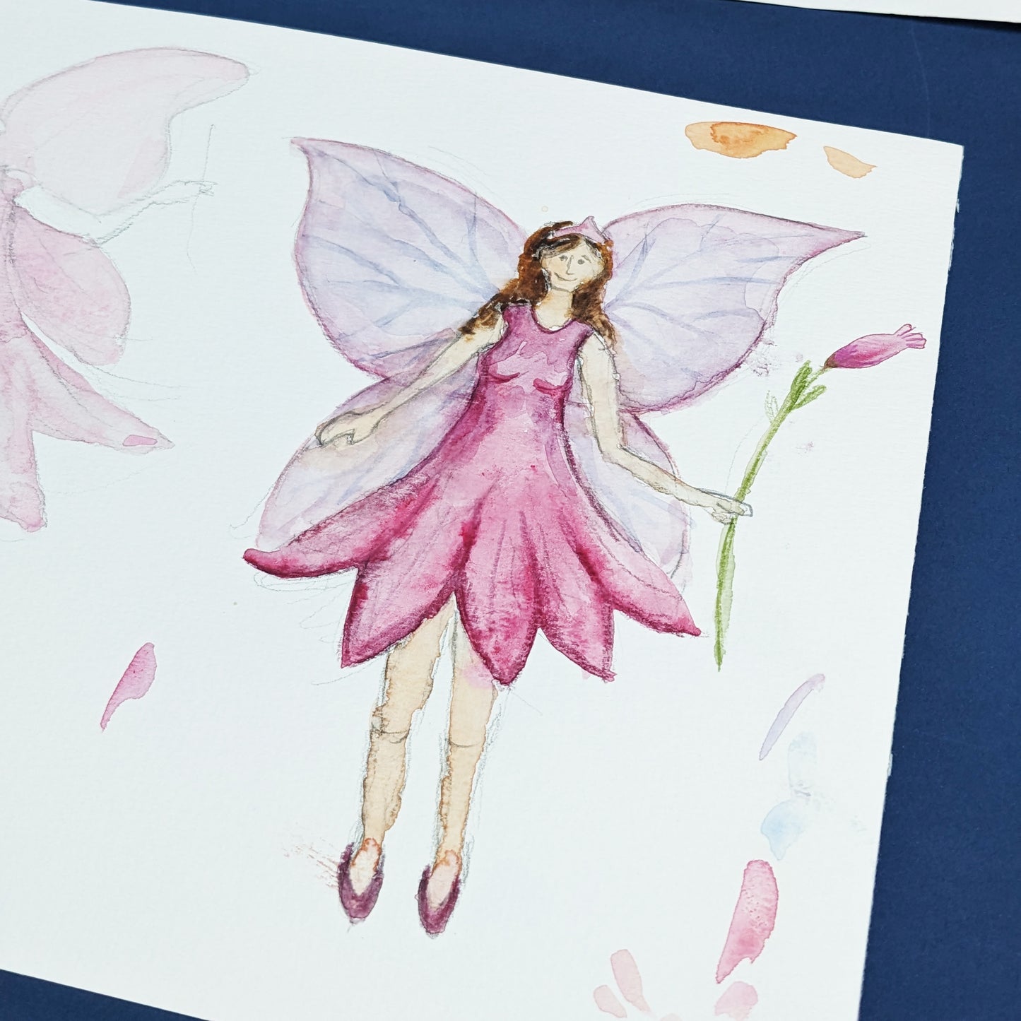 Personalised Greetings Card - Friendly Flower Fairies