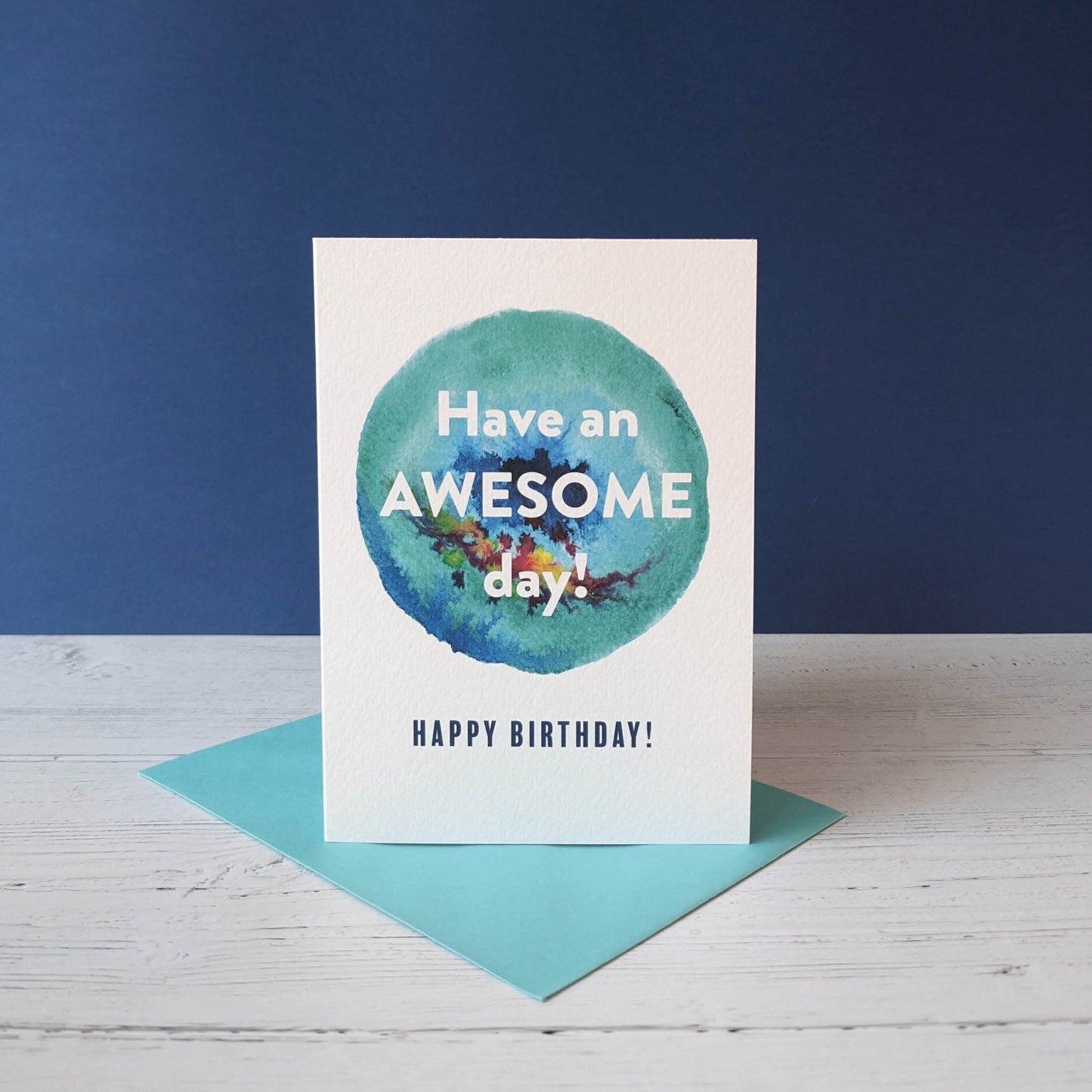 Greetings card - Awesome Day - Happy Birthday