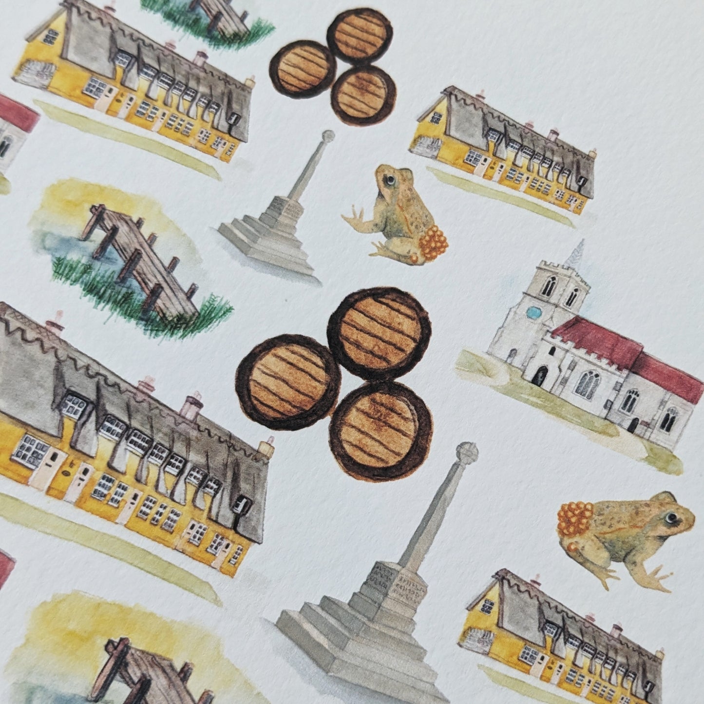 Greetings card - A Local Collection - Biddenham