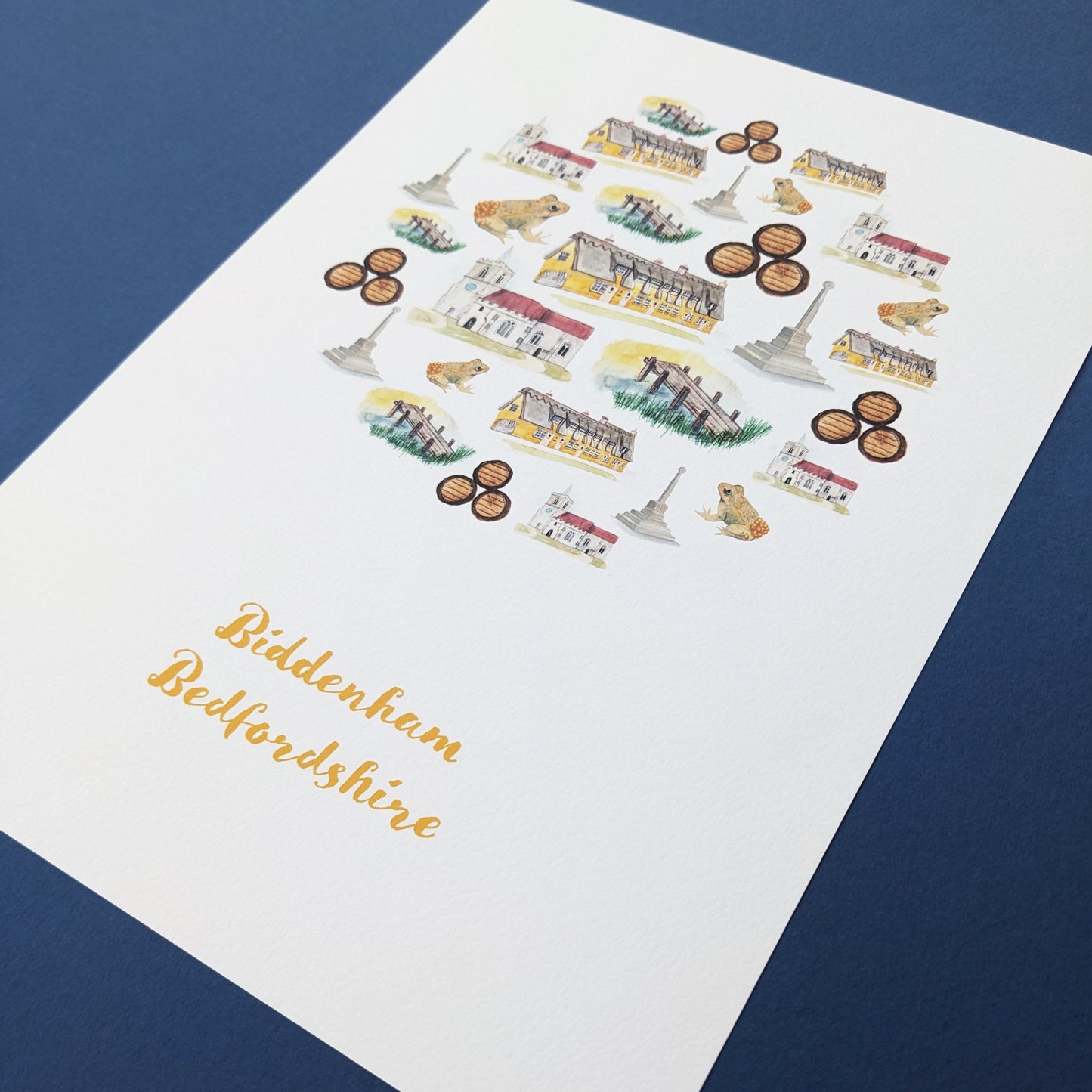 Greetings card - A Local Collection - Biddenham