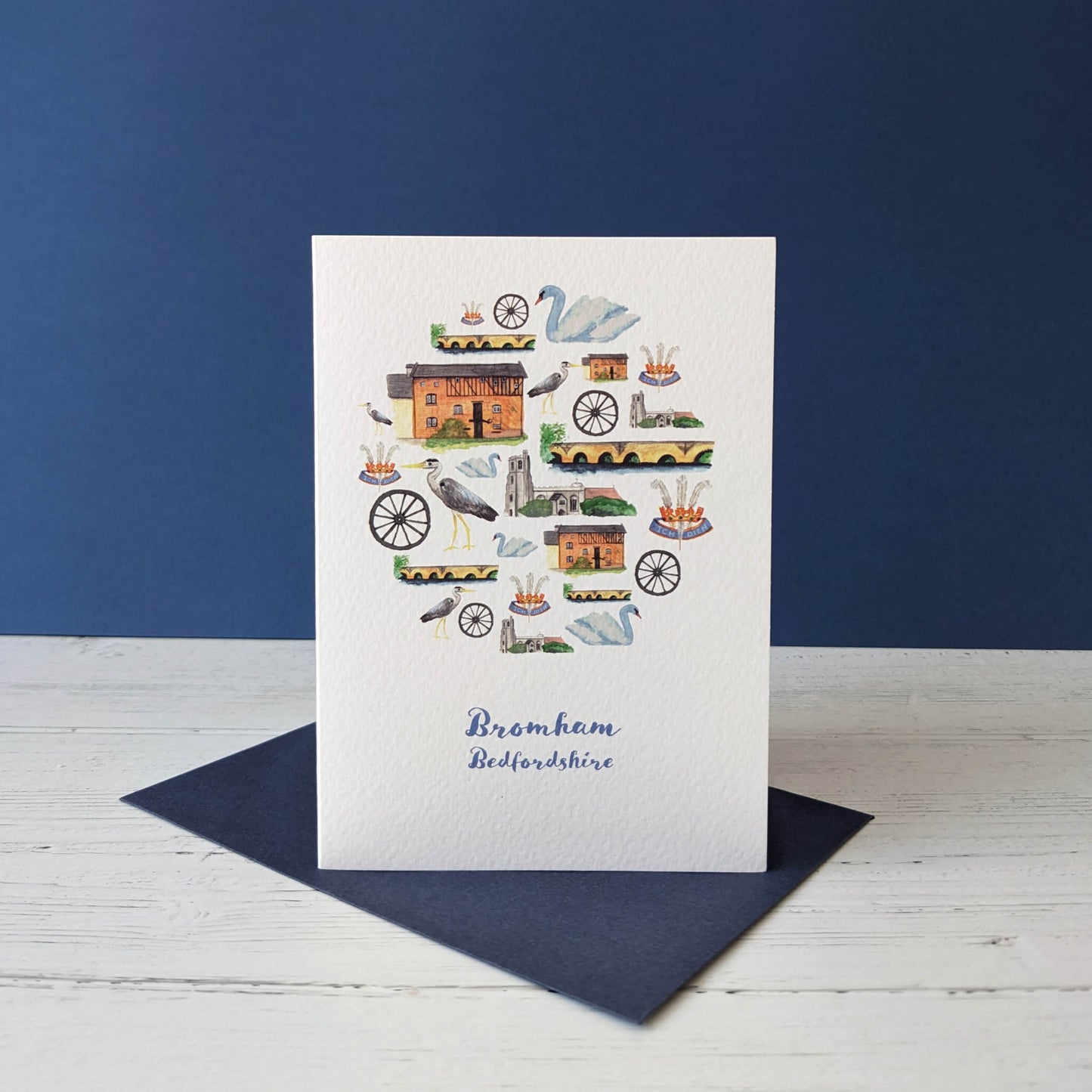 Greetings card - A Local Collection - Bromham Pack of 5