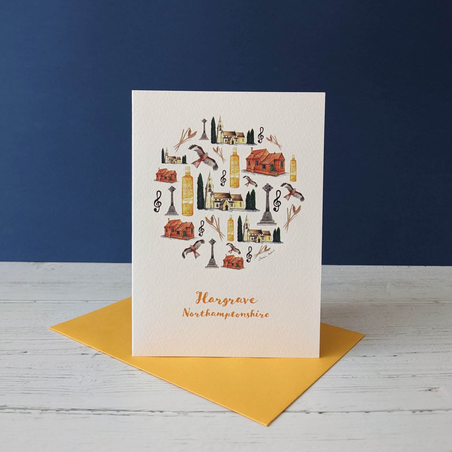Greetings card - A Local Collection - Hargrave Pack of 5