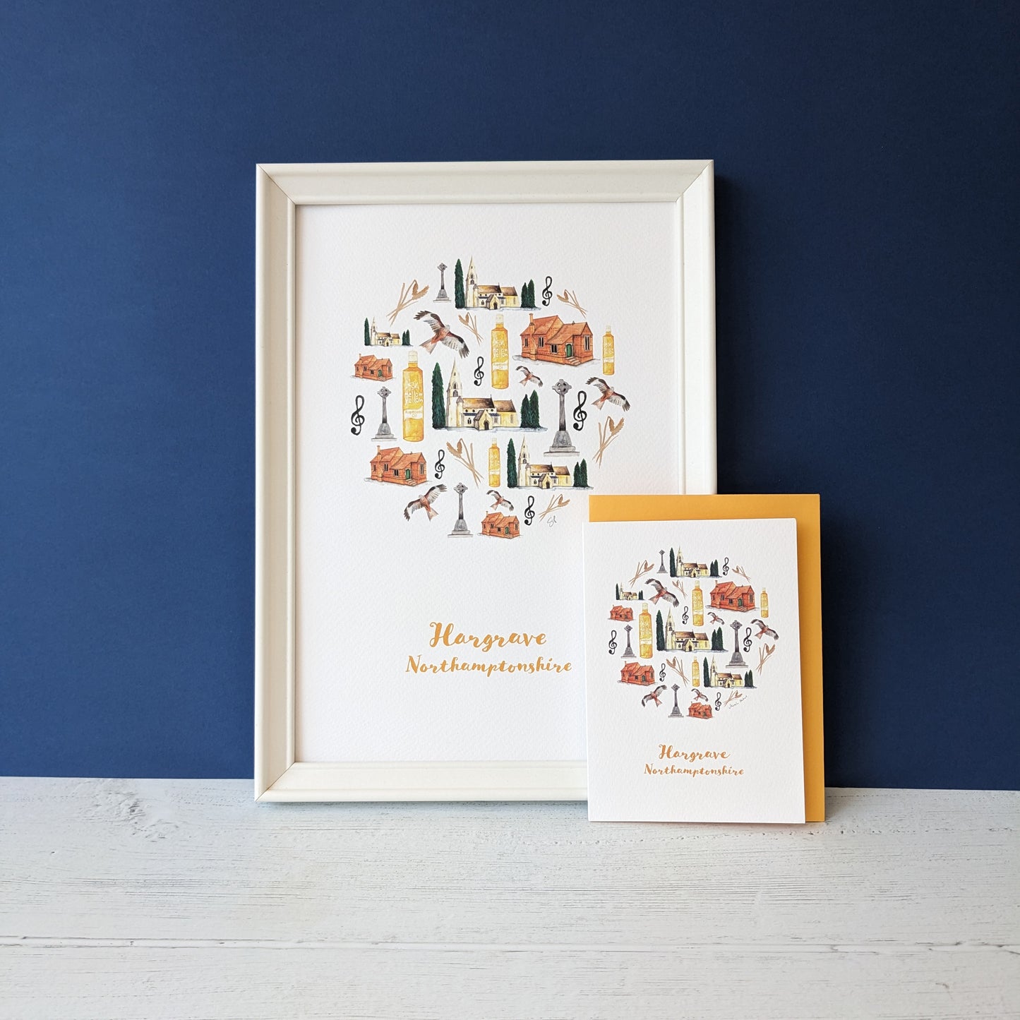 Watercolour Art Print - A Local Collection - Hargrave