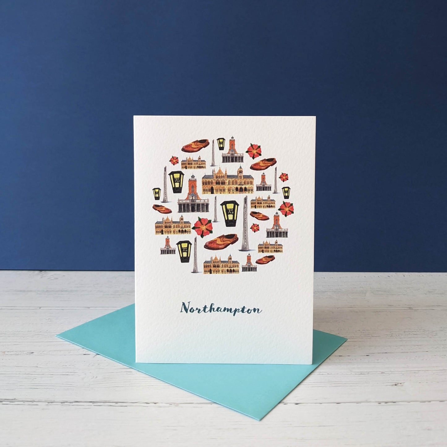 Greetings card - A Local Collection - Northampton Pack of 5
