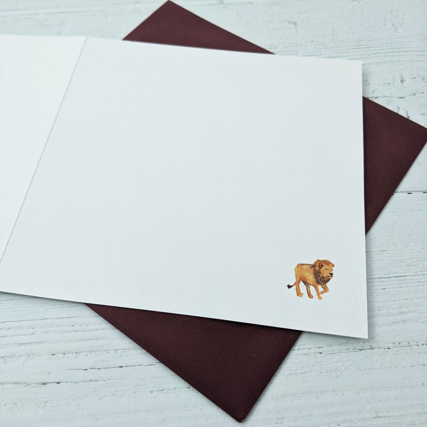 Personalised Greetings card - African Safari