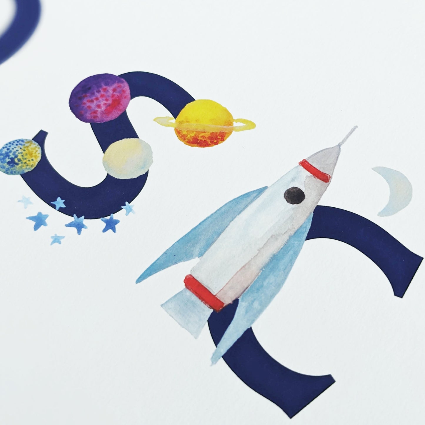 Illustrated name - Space Exploration