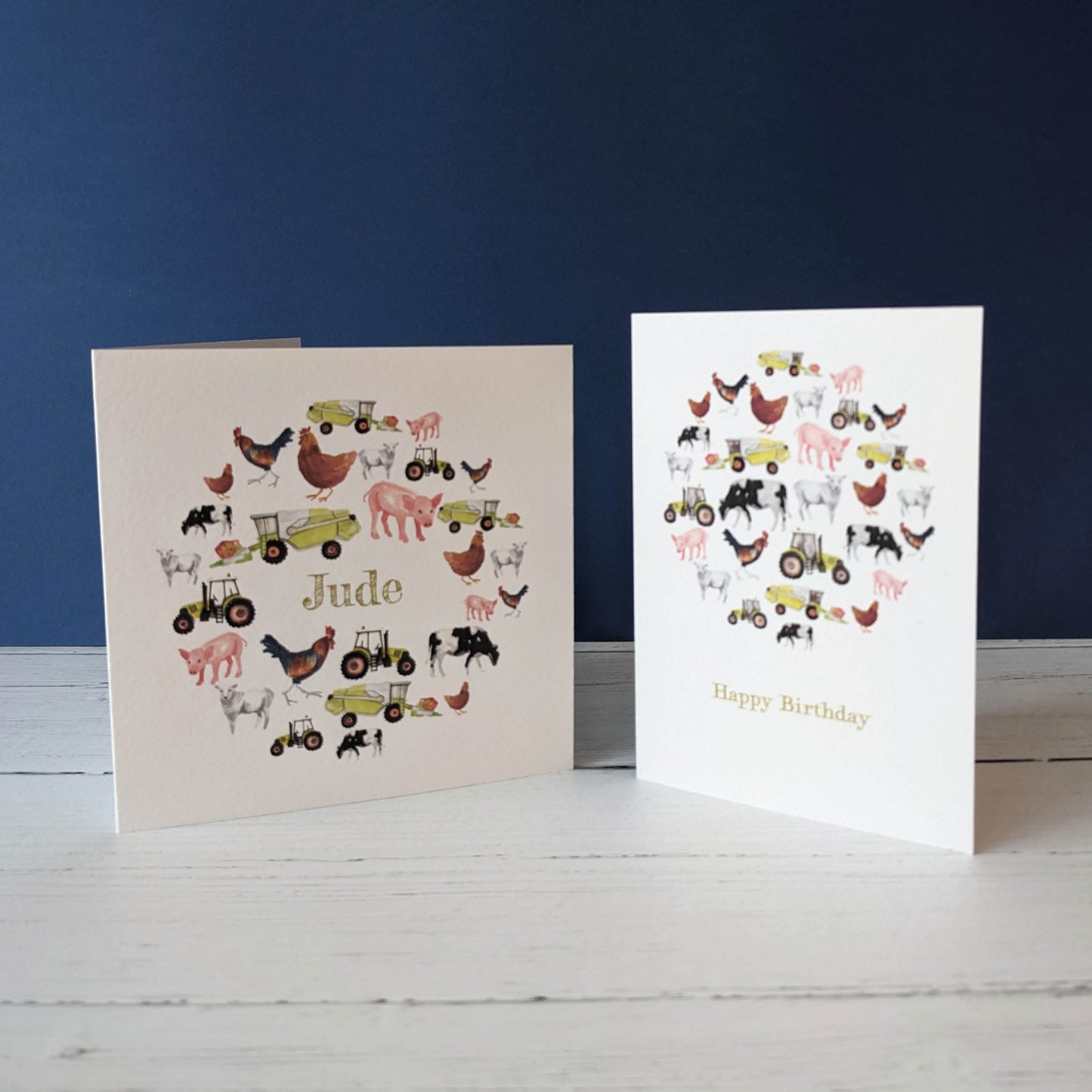Greetings card - The Farmyard - Happy Birthday