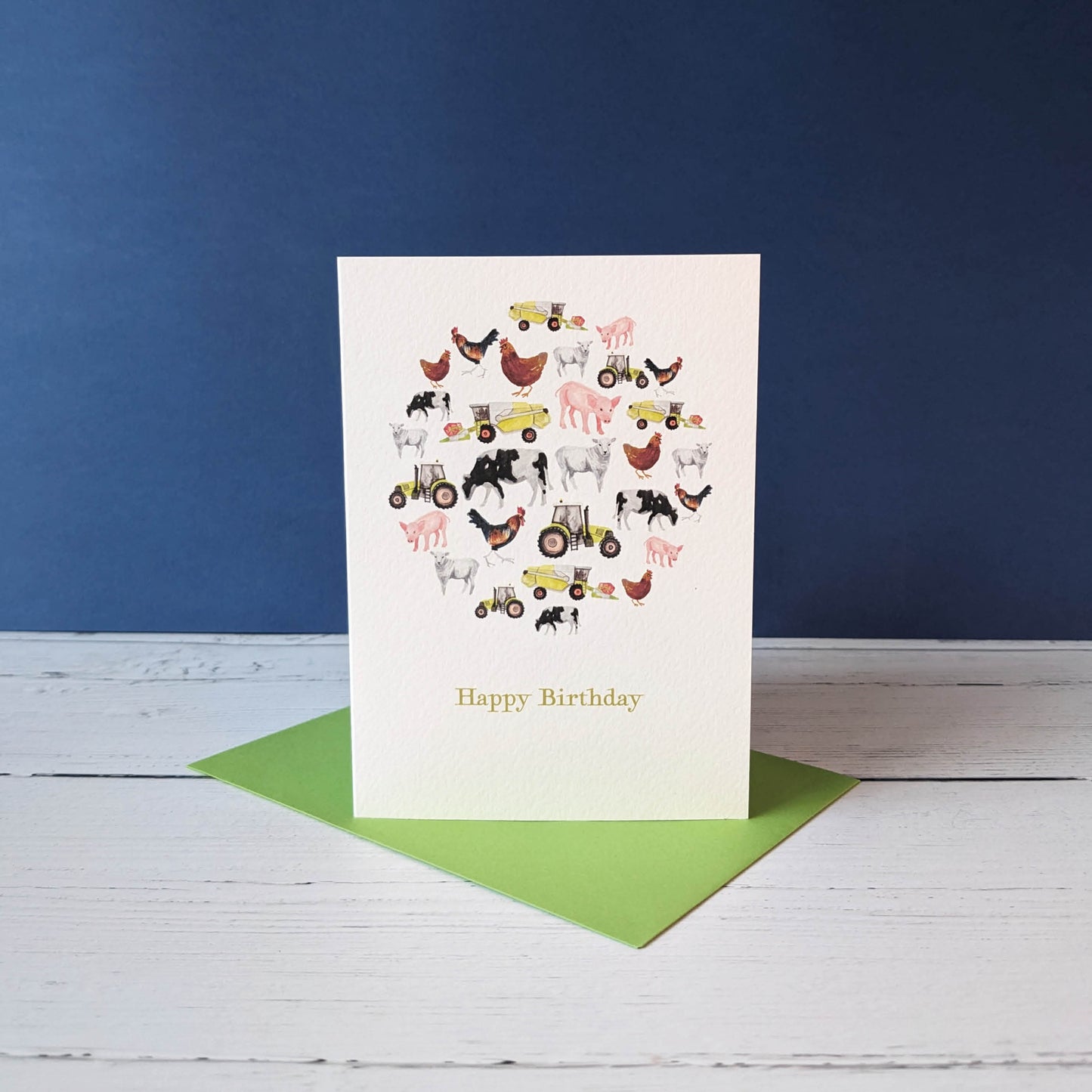 Greetings card - The Farmyard - Happy Birthday