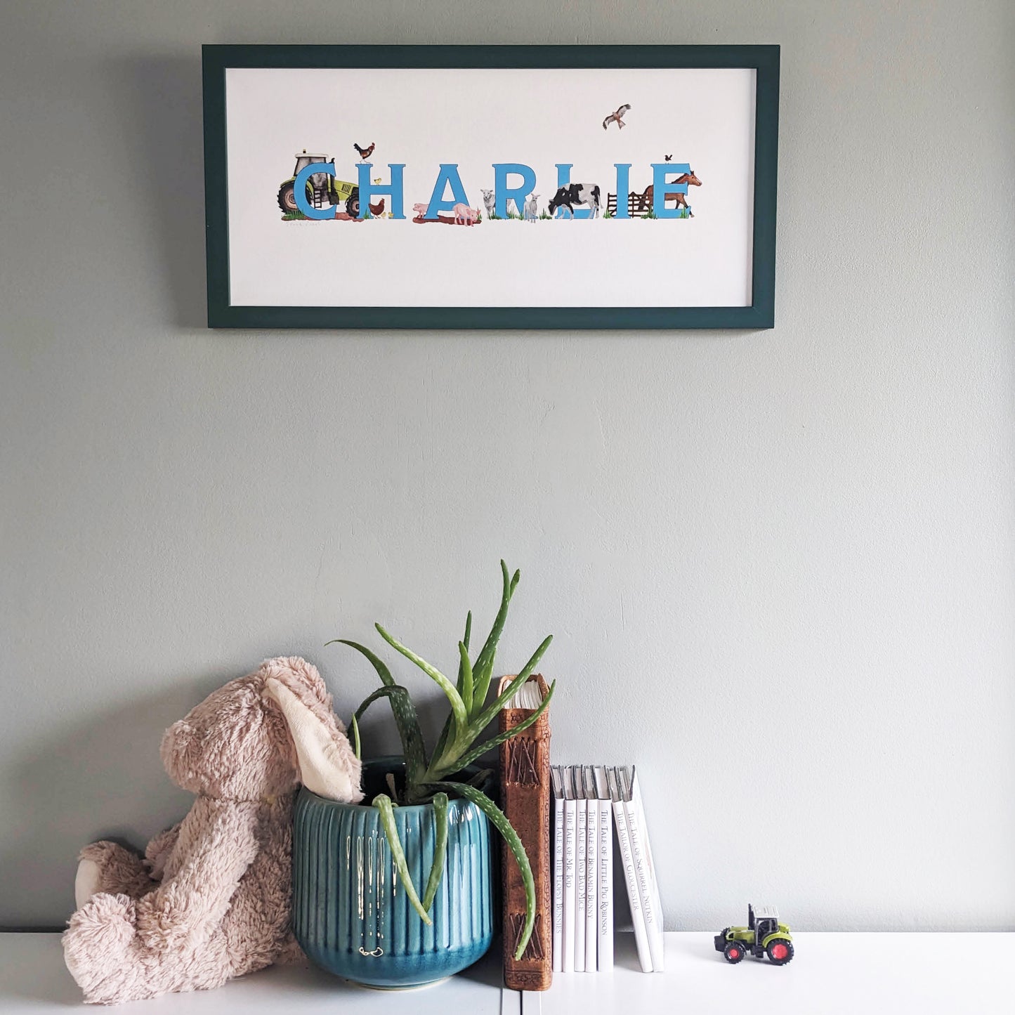 Frame - Coloured - 50x23cm - Dark Green