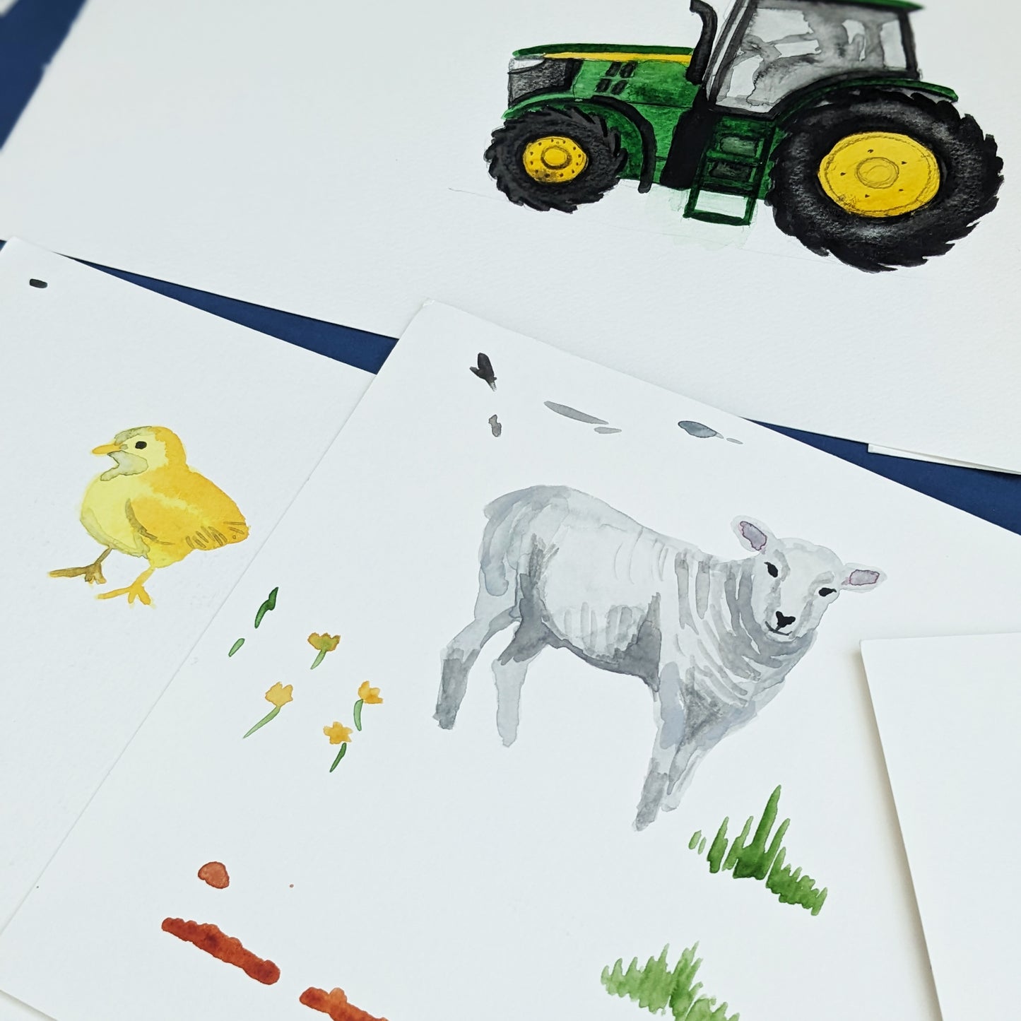 Personalised Greetings card - The Farmyard