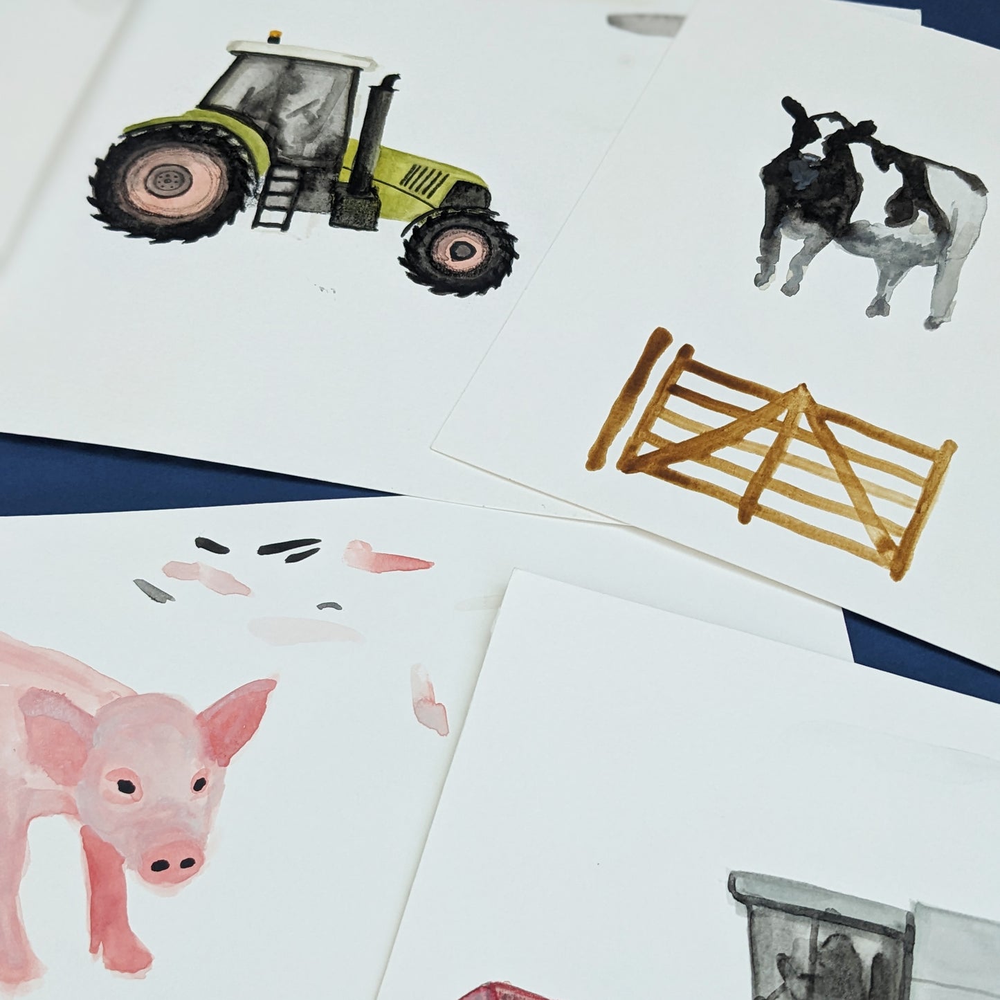 Personalised Greetings card - The Farmyard