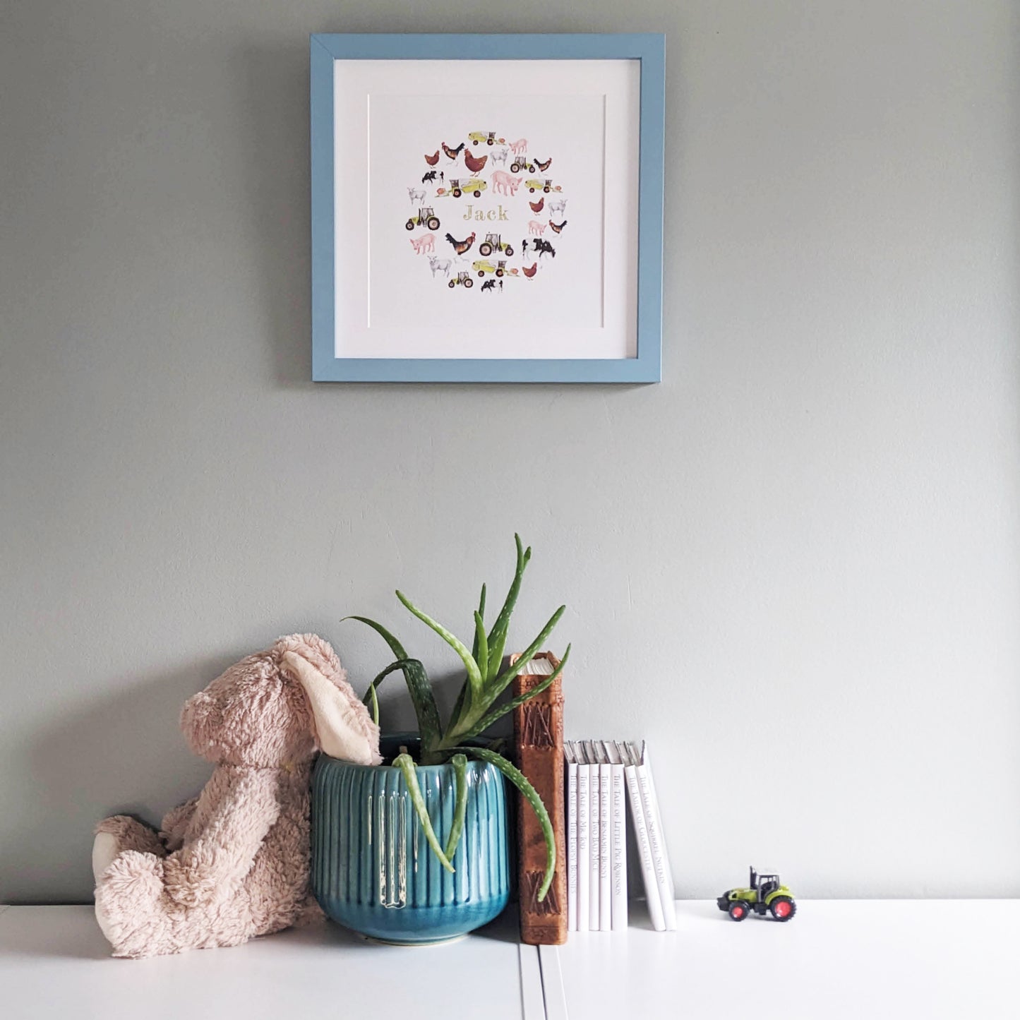 Frame - Coloured - 30x30cm - Pastel Blue