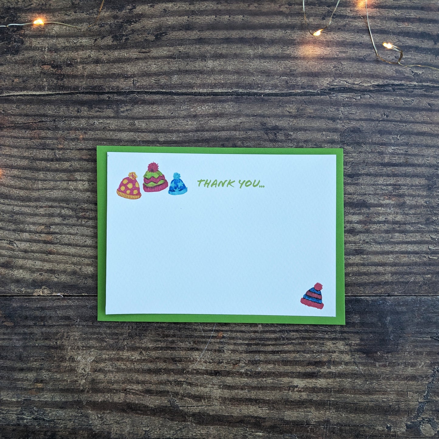 Christmas Thank You Cards - Woolly Hats - Pack of 6