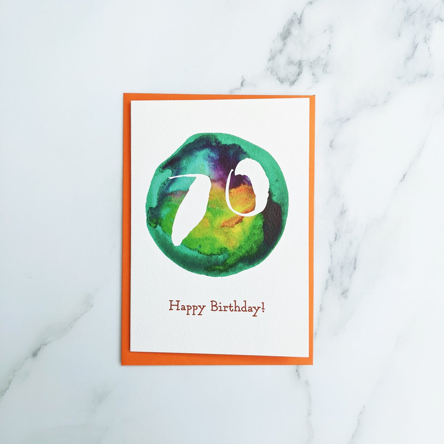 Greetings card - Milestone Ball '70'