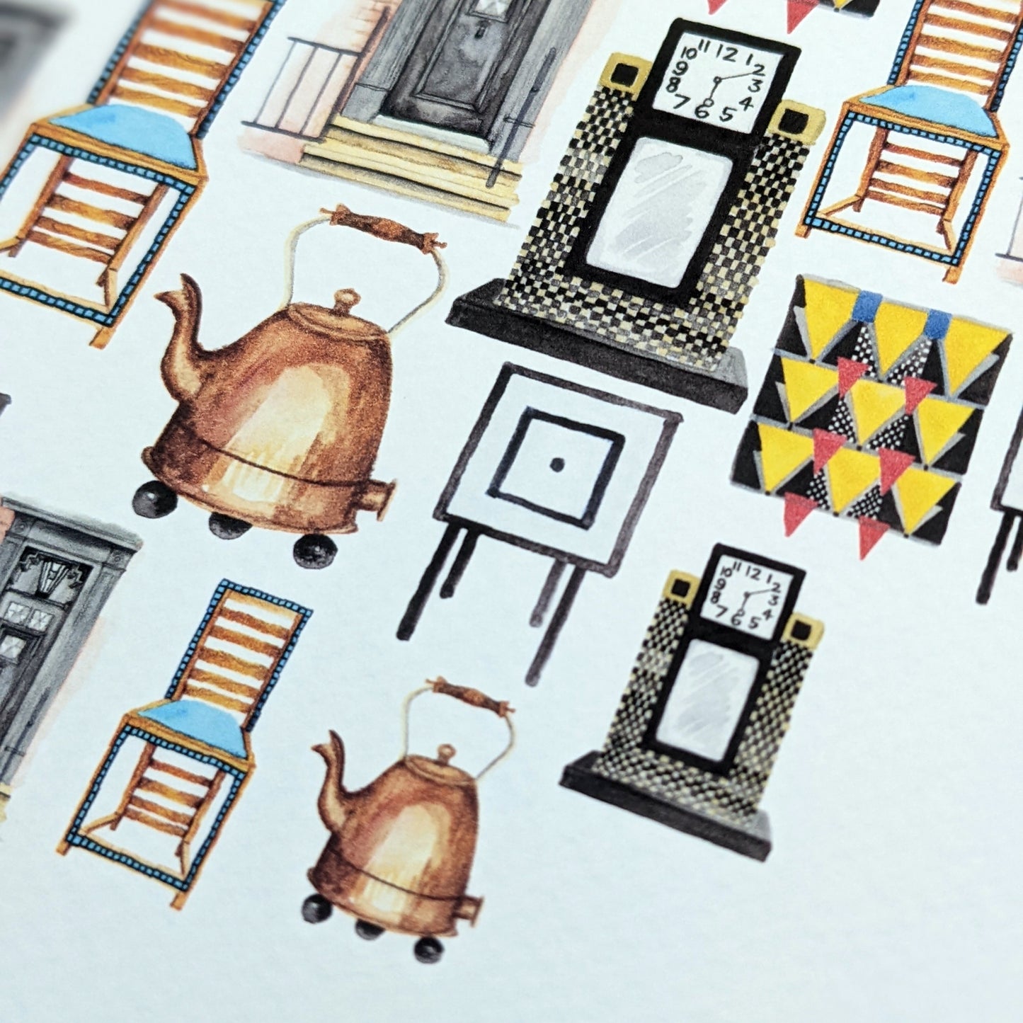 Local Watercolour Print - 78 Derngate, Northampton