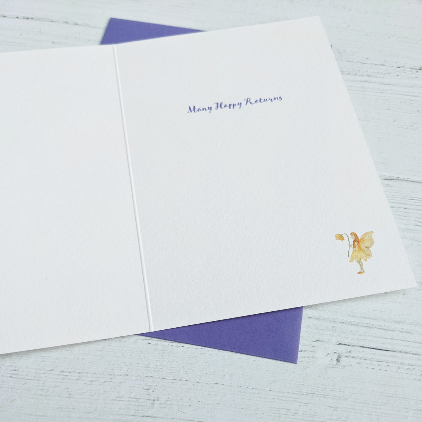 Greetings card - Friendly Flower Fairies - Happy Birthday