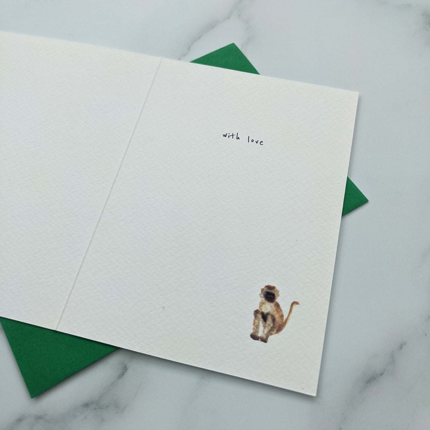 Greetings card - Monogram - Brother