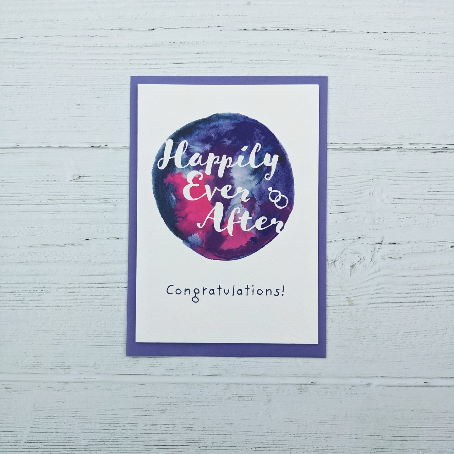 Greetings card - Wedding - Happily Ever After