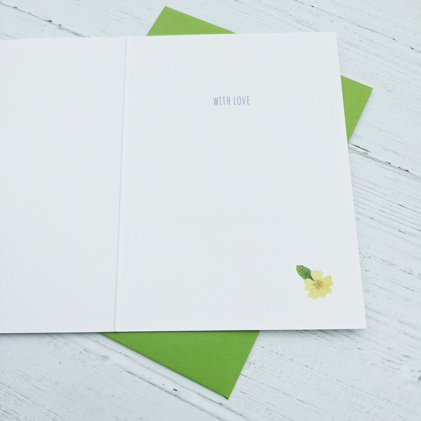 Greetings Card - Spring Wreath - Happy Anniversary