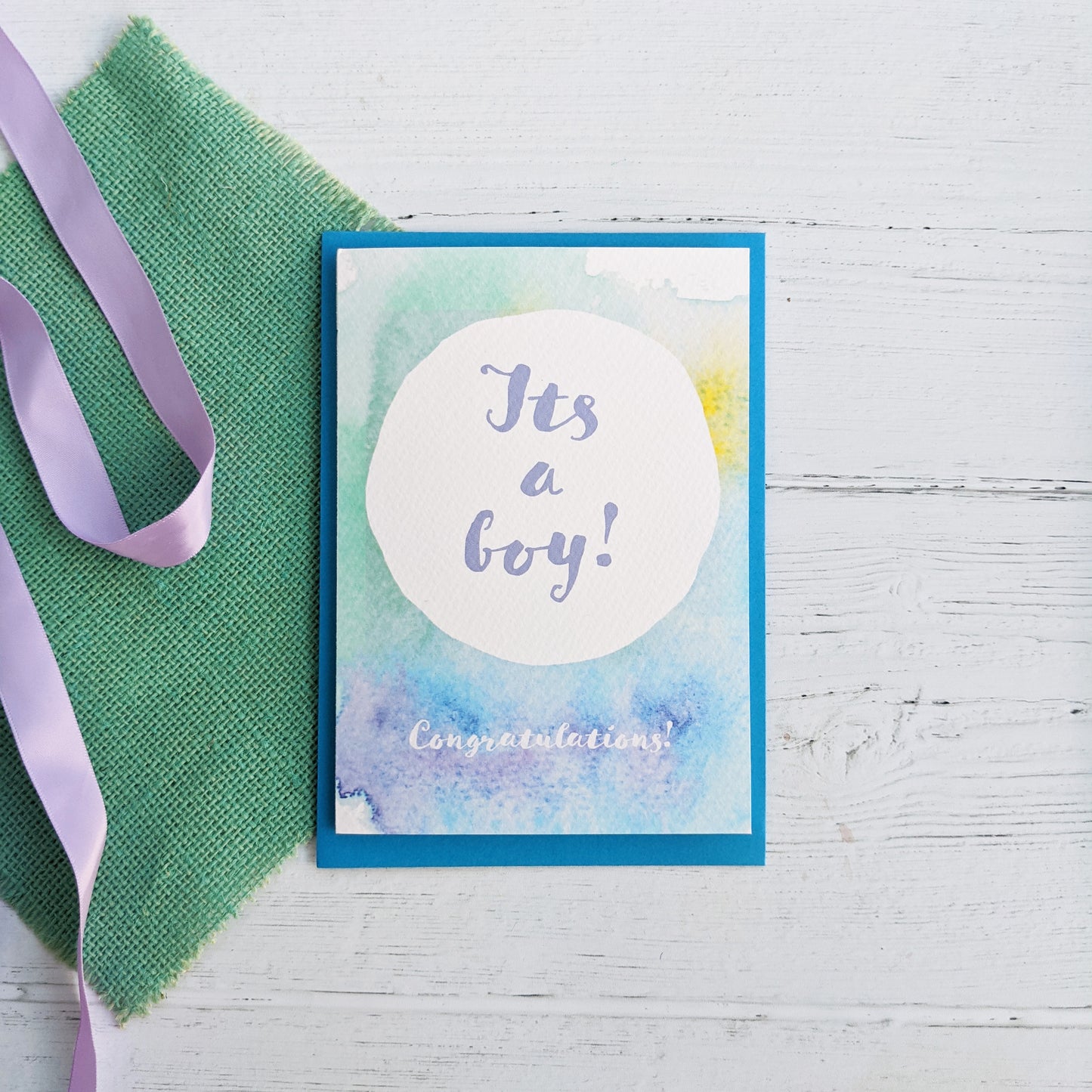 Greetings card - New Baby - Its a boy