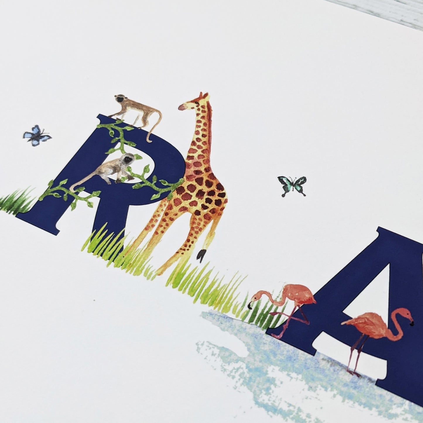 Illustrated name - African Safari