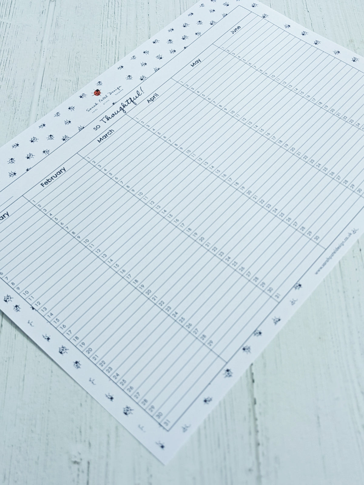 FREE WITH NEWSLETTER SIGN UP - Important Dates Planner