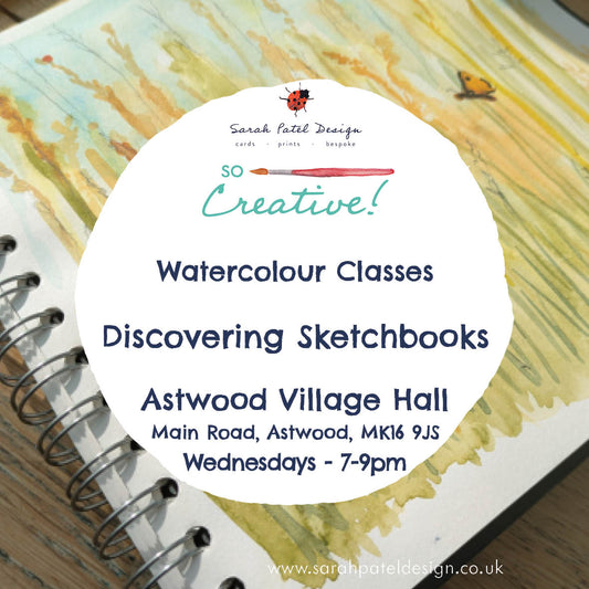 Watercolour Classes - Astwood - Discovering Sketchbooks