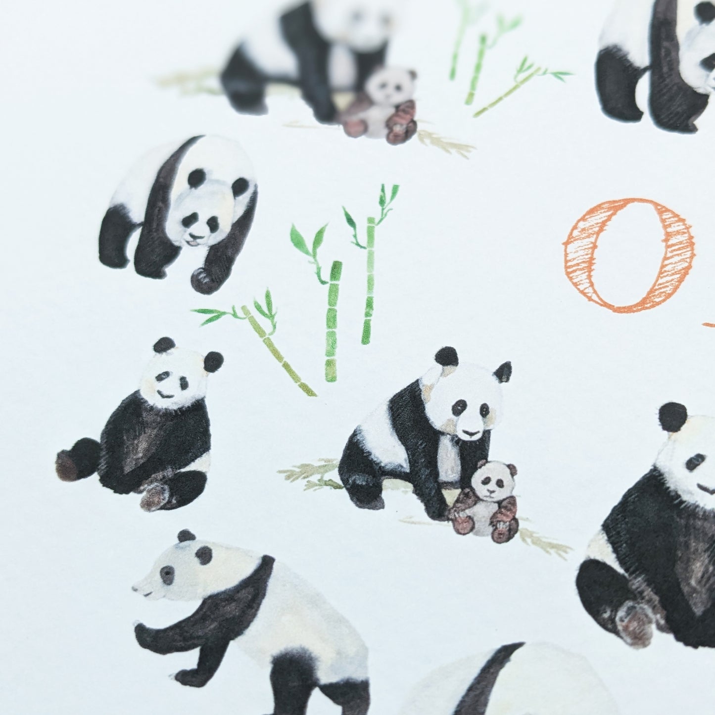 Greetings card - Panda - Happy Birthday