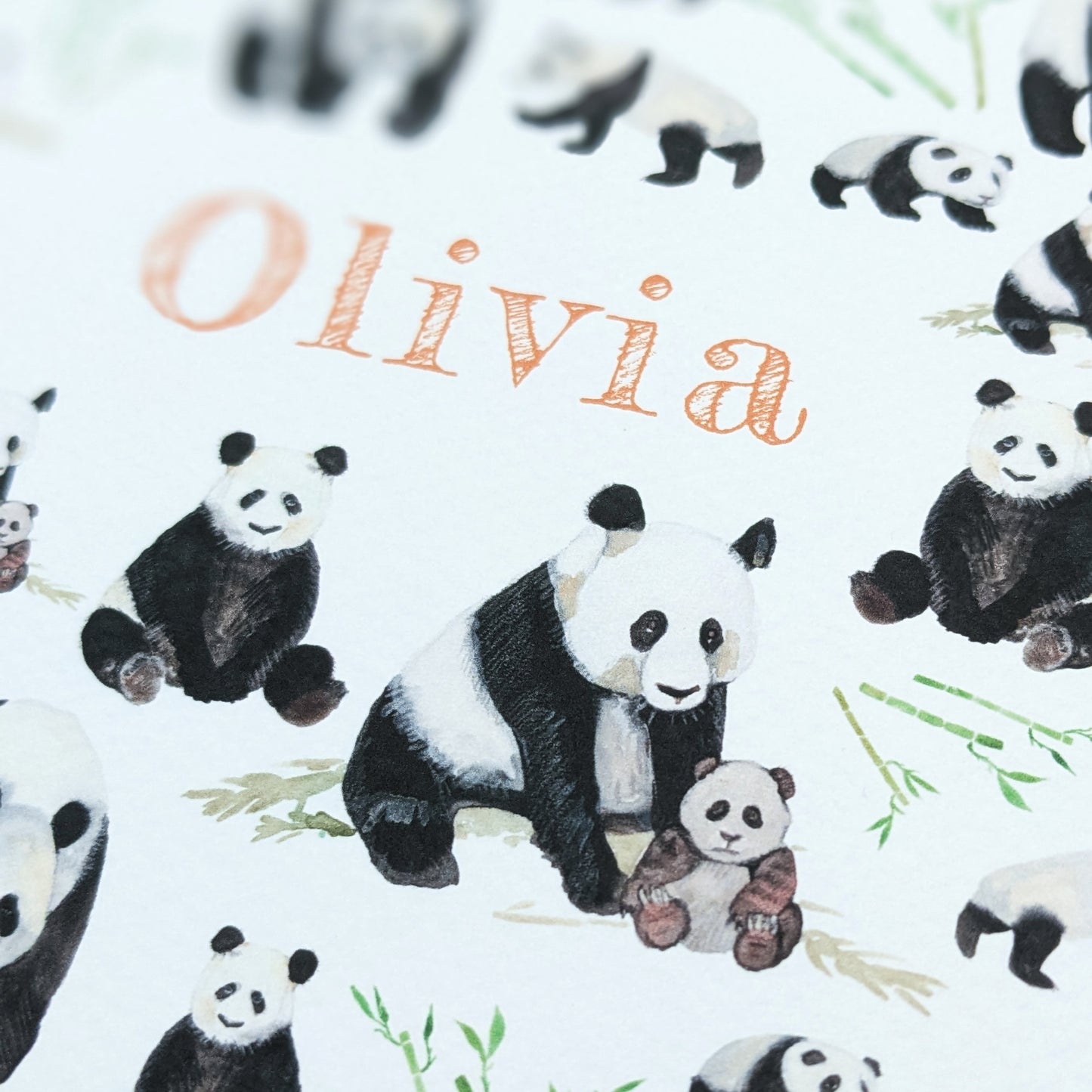 Greetings card - Panda - Happy Birthday