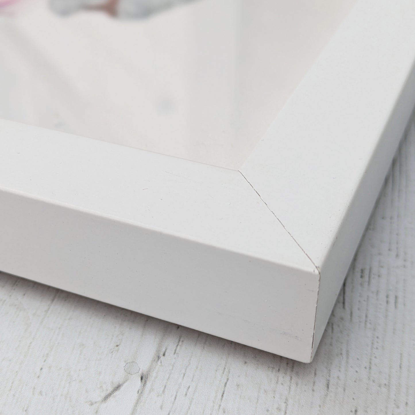 Frame - Painted Wood - White - 50x23cm